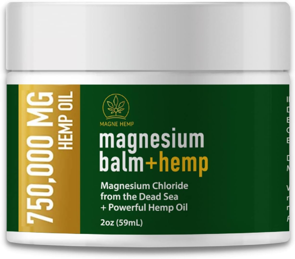 Magnesium Cream for Pain + Hemp